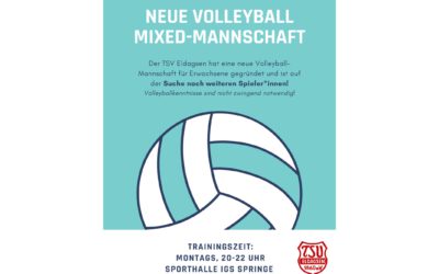 Neue Volleyball-Mixed-Manschaft