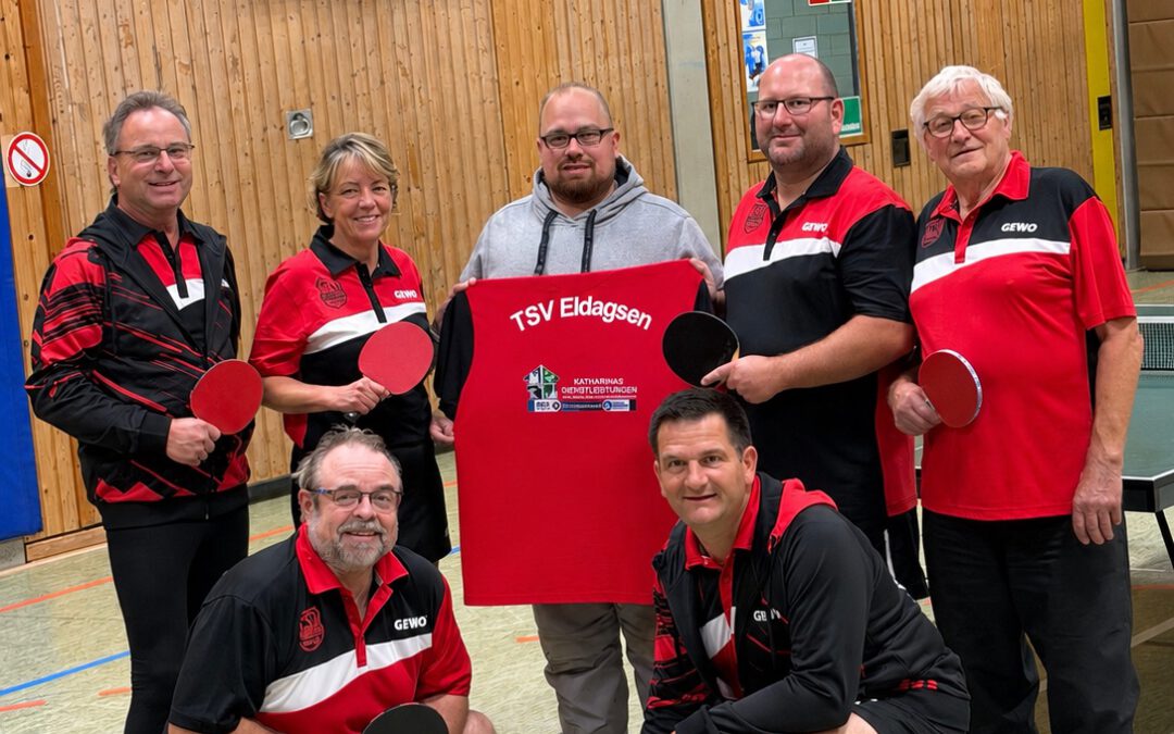 Tischtennis Herrenmannschaft im neuen Outfit